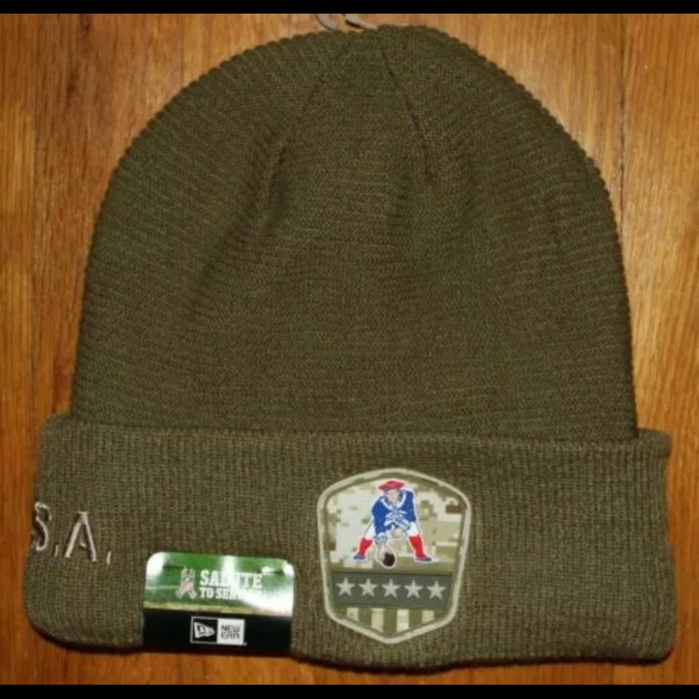 NFL Patriots Salute To Service NFL Winter Hat